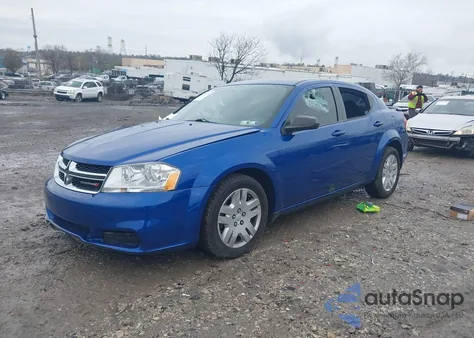 2014 Dodge Avenger Se from USA, damaged, VIN 1C3CDZAB5EN226233